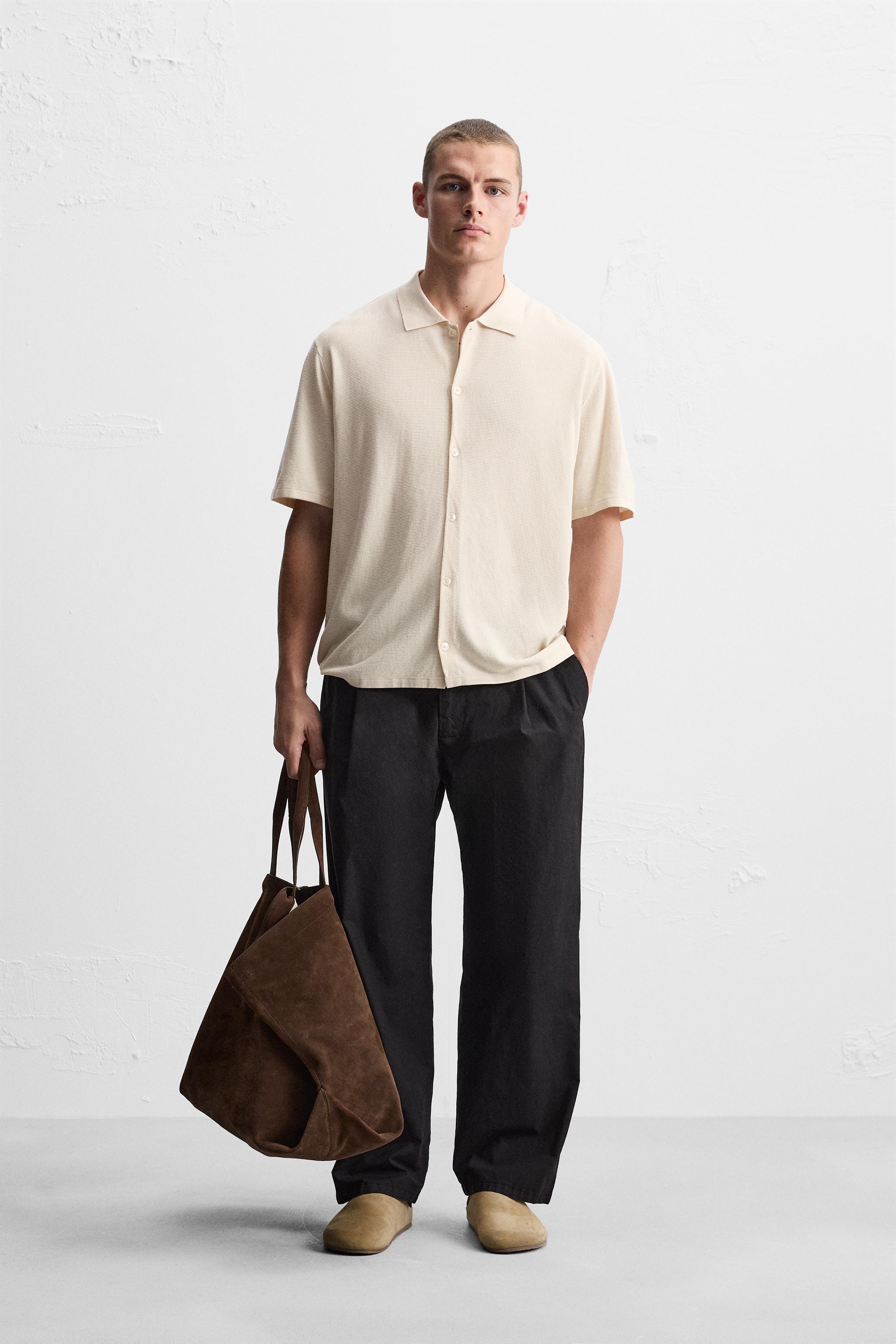 COTTON - LYOCELL KNIT SHIRT